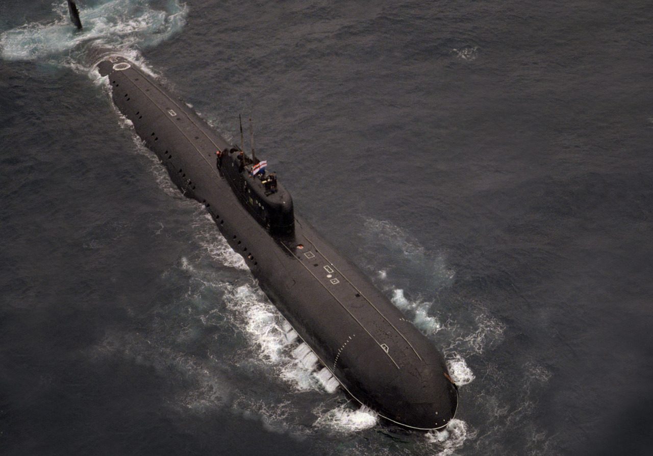 A Charlie-class submarine