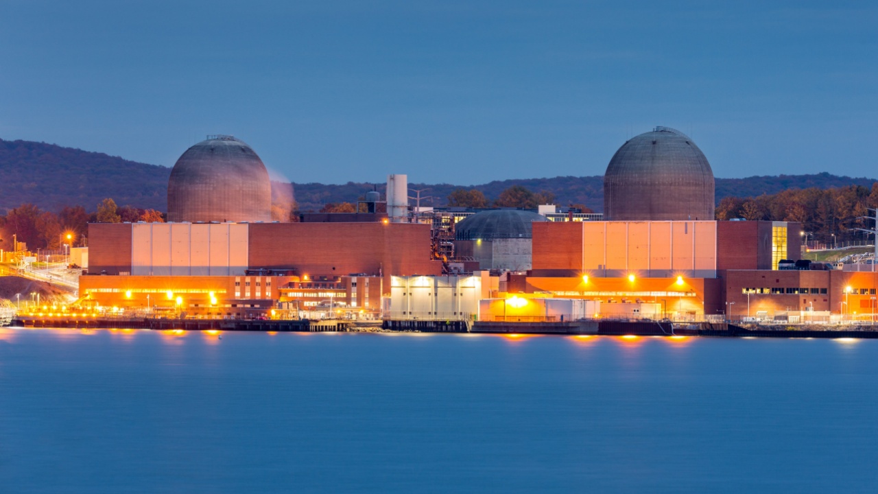 Nuclear power plant on the Hudson River, north of New York City.